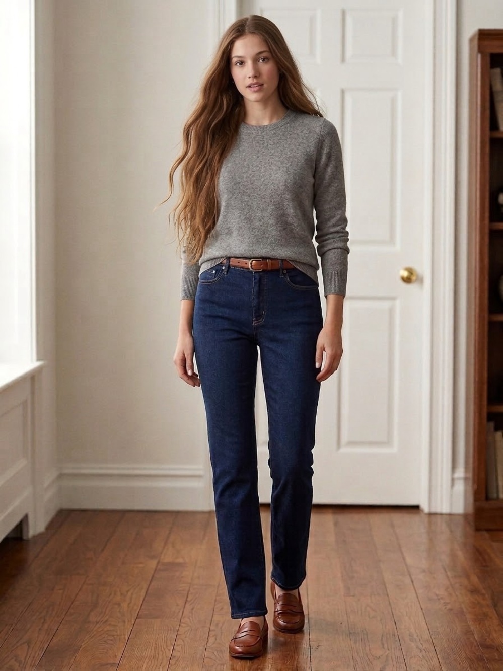 Ralph Lauren Dark Blue Straight Leg Women's Jeans